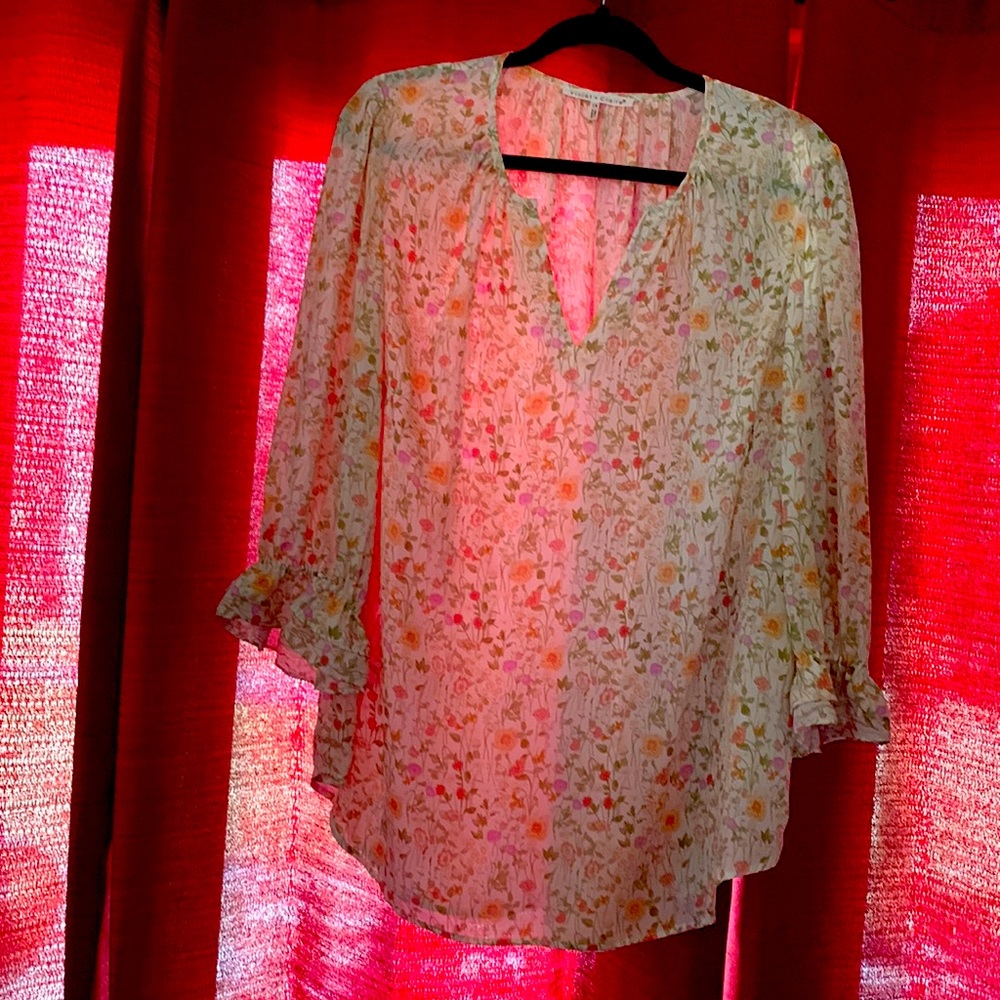 Violet +Claire sheer blouse